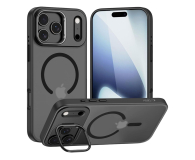 Etui / obudowa na smartfona Tech-Protect Magstand Magsafe do Iphone 17 Pro Max Matte Black